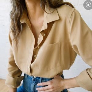 Tradlands 101 Long Sleeve Button-Up Shirt - Sand
